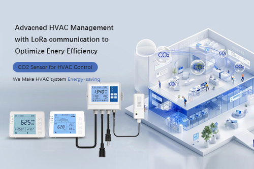 エネルギーを最適化するためにHVAC管理のためのLoRaCO2モニタリング