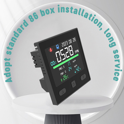 良い価格 ホーム スマート CO2 PM2.5 フォルマルデヒド スマート室内空気の品質モニター オンライン