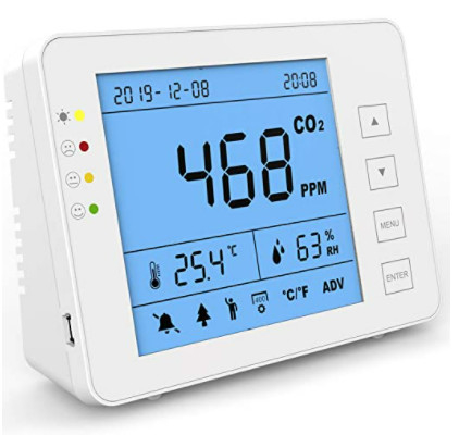 良い価格 20ppm 室内CO2メーター データ ロガー スマートホーム 空気品質モニター オンライン