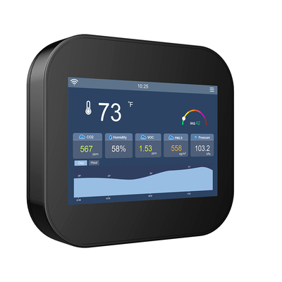 良い価格 タッチスクリーン 室内 スマート 空気品質モニター センサー Wi-Fi RS485 & LoRaWan オンライン