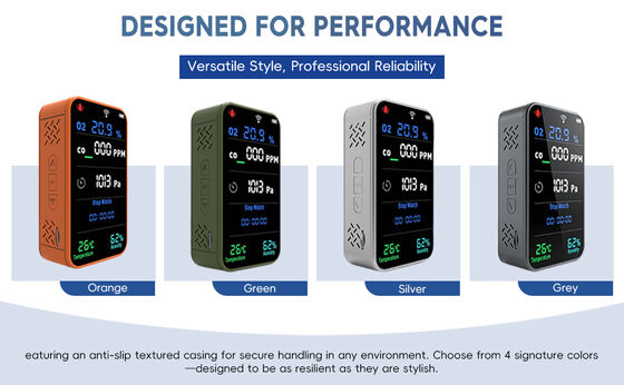 良い価格 スマート7イン1Wi-Fiガス検出器 - 工場の安全のためにクラウドアラート,アプリ制御と3000mAhバッテリーを持つワイヤレスO2&COモニター オンライン