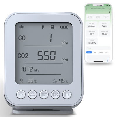 Good price ポータブル NDIR Co2 スマート空気の品質モニター ブルートゥースガスセンサー分析器 オンライン