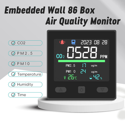 Good price CO2 IAQ 空気品質モニター Wifi温度検出器 12V 2.8インチ TFTディスプレイ オンライン
