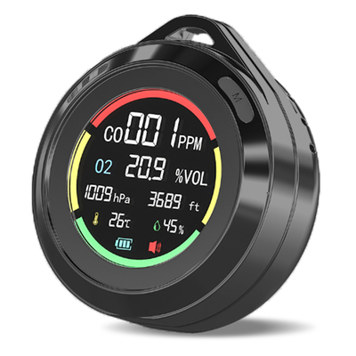 Good price 6イン1 ミニポータブル 炭化物オキシドアラーム コ ガスの検出器 分析器 ODM オンライン
