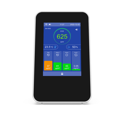 スマートIAQコントローラー 室内空気の品質計 CO PM2.5 TVOC&花粉検出