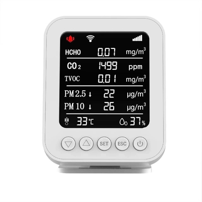 良い価格 OEM 85dB リアルタイム IAQ スマート空気の品質モニター検出器 オンライン