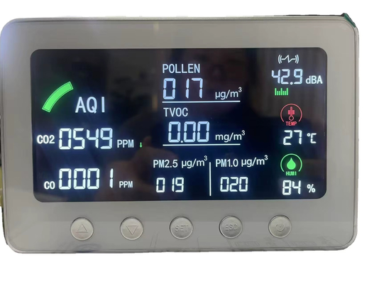 良い価格 スマートWiFi IAQモニター 多パラメータ空気質モニター TVOC PM1.0/2.5 CO CO2対応 家庭、オフィス、屋内空間向け オンライン
