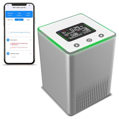 良い価格 プロのスマートラドン検出器 - 自宅の安全のためのWiFiとアプリ制御のリアルタイムラドンガスモニター オンライン