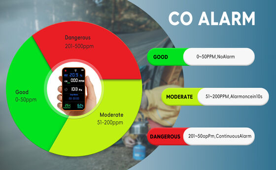 良い価格 PT09 視覚/音声および電話アラーム付きのWi-Fi対応マルチガス分析機 オンライン
