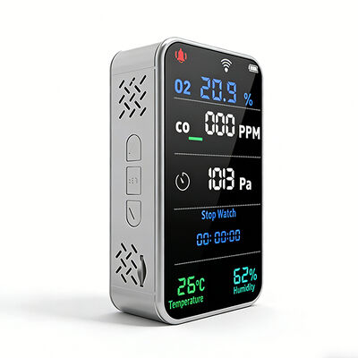 良い価格 産業用7-in-1ガス検知器 ワイヤレス O2およびCOモニター 3000mAhバッテリー クラウドアラート Wi-Fiアプリ SDロギング ATEX防爆 オンライン