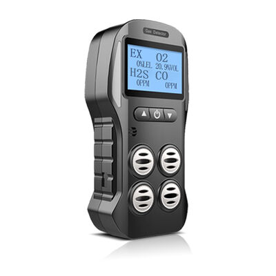 良い価格 産業用X-4 4イン1ガス検出器 ATEX IECEX 認証済みポンプ吸気 EX O2 CO H2S モニター 音光振動アラーム オンライン