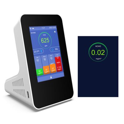 良い価格 SA1800 屋内空気質検出器 - 高精度 HCHO & TVOC メーター、CO アラーム付き、新築住宅 & ベビー用ルーム用有毒ガスモニター オンライン