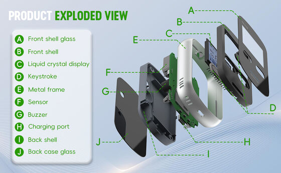 良い価格 プロフェッショナルホームCOガスモニター - デジタル一酸化炭素漏れ検知器、視覚/可聴アラーム付き - サイレントキラーからご家族を守ります オンライン