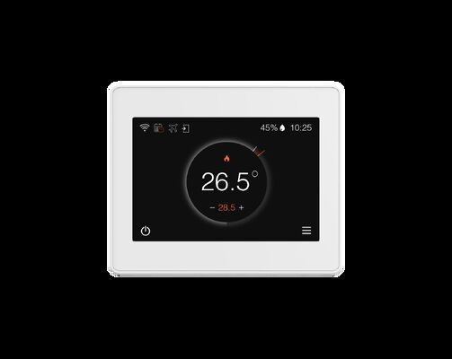 Falcon スマート WiFi サーモスタット - 4インチ静電容量式タッチスクリーン プログラマブル HVAC コントローラー (MyHouse Pro/Smart Life アプリ対応)